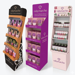 Heavy Duty PVC Floor Standing <b>Display</b> <b>Shelf</b> Custom Retail <b>Display</b> Rack for Store Promotion Exhibition and Advertising - Product Image 1