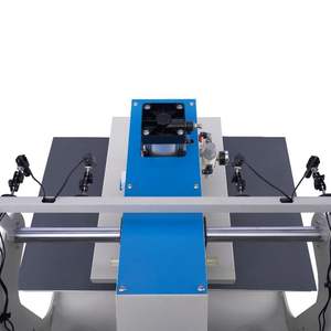 16x24 Infrared Positioning <b>Heat</b> <b>Press</b> <b>Machine</b> Dual-Platen Sliding with Built-in Air Compressor Pneumatic Hot <b>Press</b> - Product Image 4
