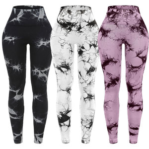 woman Sportswear Yoga Pants 240 GSM Polyester Spandex 85% Polyester 15% Elastane Quick Dry Anti Sweat <b>Tummy</b> <b>Control</b> Double - Product Image 6