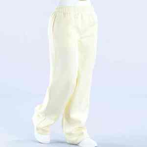 Tendance Printemps Femme Pantalon de jogging coupe ample en molleton de coton, jambe large évasée, avec cordon de serrage et poches, confortable, style streetwear - Product Image 1
