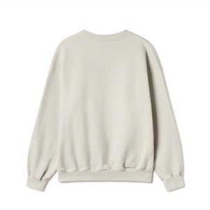 Sweat-shirt à capuche unisexe vierge OEM, manches longues, coupe classique, en mélange de coton, imprimé numériquement, uni, décontracté, épais, avec poche - Product Image 2