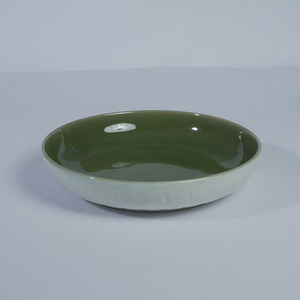 Bol en céramique céladon chinois traditionnel, écologique, empilable, semi-fait main, avec glaçure verte, design de vaisselle - Product Image 2