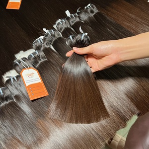 Alta calidad suave sedoso 6 8 pulgadas trama hueso recto Natural vietnamita extensiones de cabello precio al por mayor de fábrica - Product Image 5