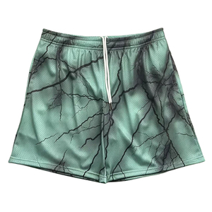 Shorts de basket-ball en maille polyester de haute qualité pour hommes, personnalisables, à prix bas, pour le sport, la gym et le streetwear, avec sublimation. - Product Image 4