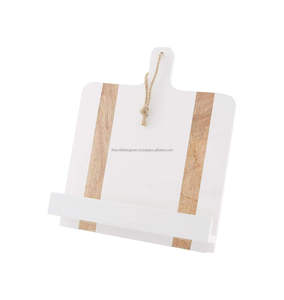 Support de livre de cuisine en marbre robuste pour une utilisation à long terme, supportant les livres de cuisine épais avec stabilité - Product Image 1