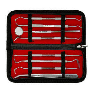 Instruments dentaires en acier inoxydable pour le nettoyage et le remplissage des dents, outils dentaires pour les soins bucco-dentaires, le détartrage et les procédures restauratives - Product Image 4