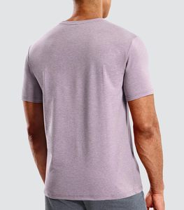 T-shirt pour homme 100% polyester, décontracté, séchage rapide, évacuation de l'humidité, col rond, manches courtes, entraînement, sport, course à pied, natation - Product Image 4