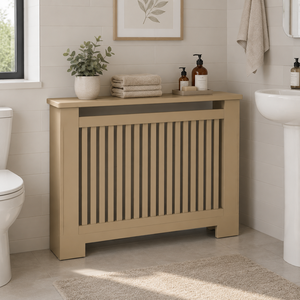 <b>Small</b> MDF Radiator Cover Grill Cabinet Decorative <b>Heater</b> Cover with Shelf Painted Wood Radiator Cabinet for Home Furniture - Product Image 4