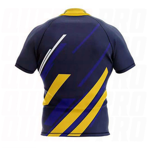 Maillot de rugby personnalisé 100 % polyester, respirant, pour équipe de football, avec logo d'équipe personnalisé, sublimation - Product Image 2