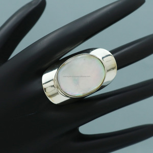 Top tendance 925 argent Sterling luxe Original cristal fait à la main Premium hommes pierres précieuses bague de mariage ovale carré poire coupe ronde - Product Image 1