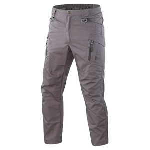 Pantalones Cargo Casuales de Mezclilla para Hombre, Cintura Media, Transpirables, Lavado Claro, Color Sólido, con Logotipo Personalizado del Fabricante, Venta al Por Mayor, Alta Calidad, para Exteriores - Product Image 3