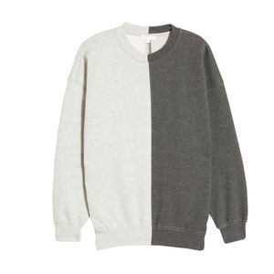 Sudadera de Mujer para Invierno, Dos Tonos, Color Sólido, Cuello Redondo, Manga Larga, Informal, de Alta Calidad, Servicio OEM Personalizado, Transpirable - Product Image 2