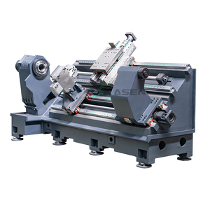 Máquina de torno <span class=keywords><strong>CNC</strong></span> TCK66A de alta precisión 220V Sistema de control GSK de husillo único de cama inclinada horizontal automática - Product Image 6