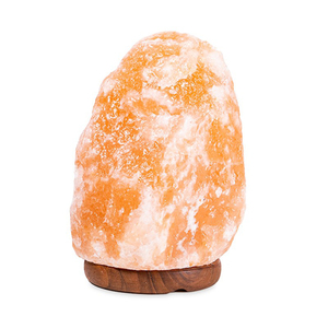 Lampe en sel de l'Himalaya du Pakistan 100% naturelle, 2-3 kg, cristaux roses 100% purs, sculptée à la main, style Feng Shui. - Product Image 6