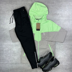 Conjunto de Chaqueta Cortavientos con Capucha OEM con Logotipo Personalizado, Material Ecológico Resistente al Agua, Corte Regular, Marcas de Ropa Deportiva, Compradores Mayoristas - Product Image 4
