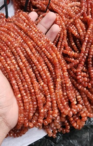 Perles facettées en pierre de soleil naturelle de qualité supérieure, rondelles, 6 mm-10 mm, pierres précieuses en pierre de soleil, pierres précieuses en vrac, prix de gros disponible. - Product Image 4