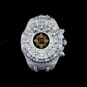 Reloj de Pulsera de Lujo para Hombre, de Cuarzo, Estilo Antiguo, con Diamantes, Correa de Acero Inoxidable, Esfera Cuadrada, Bisel Brillante, Edición Limitada - Product Image 1