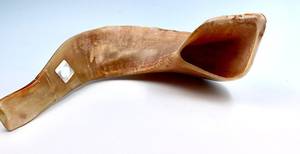 Shofar de Cuerno de Carnero Molido a Mano, Semipulido, Natural, Kosher, Judío, de 13-15 pulgadas (30-34 cm) - Product Image 6