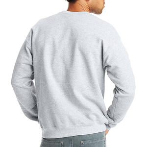 Sudadera Unisex de Forro Polar para Invierno, Cuello Redondo, Color Azul, Gruesa y Cálida, 100% Algodón, Estilo Casual Vintage - Product Image 2