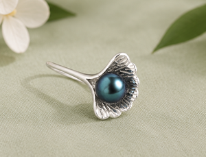 Pendientes de Plata de Ley 925 con Perlas Inspiradas en Conchas para Mujer, Joyería Elegante y a la Moda |   Pendientes de Perlas de Agua Dulce - Product Image 1