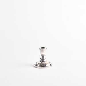 Cylinder Glass Candle <b>Holder</b> with <b>Brass</b> Scalloped Base for Home Decoration - Product Image 1