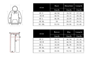 Conjunto de chándal de lana de algodón para hombre chándal de manga larga personalizado OEM chaqueta deportiva con cremallera y pantalones de chándal - Product Image 6