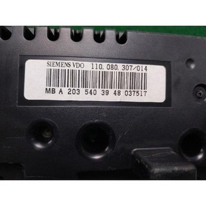 ชุดหน้าปัดเรือนไมล์มือสองสำหรับรถยนต์ C-class รุ่น A2035403948 - Product Image 6