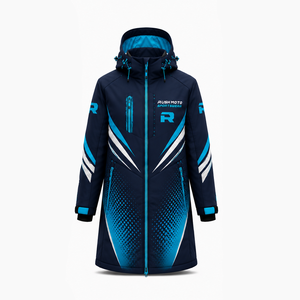 Vestes longues en textile imperméables pour l'hiver, vêtements décontractés, prix raisonnable, vestes longues en textile avec impression de logo personnalisé - Product Image 5