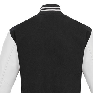 Veste universitaire unisexe décontractée, motif patchwork géométrique, hiver, anti-plis, haute qualité, prix abordable, sur mesure - Product Image 2