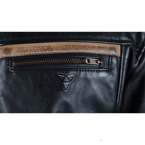 Veste de moto en cuir pour hommes Veste de motard approuvée CE pour toutes les saisons - Product Image 4