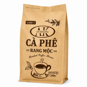 เมล็ดกาแฟเวียดนาม ชนิดเชอร์รี่สุกเต็มเมล็ด น้ำหนัก 0.25 กก. บรรจุถุง กระบวนการแปรรูปแบบเปียก 100% กาแฟโรบัสต้าออร์แกนิกสีเขียว - Product Image 6