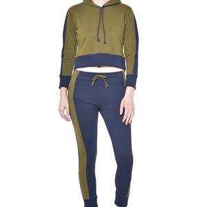 Ensemble de 2 sweats à capuche surdimensionnés OEM 460 g/m² en tissu épais de qualité supérieure, blanc uni, pour femmes, ensembles de survêtements - Product Image 6