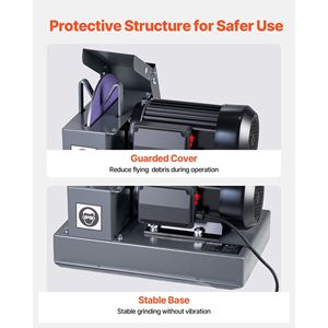 Affilacoltelli per tosaerba da 1HP con mola in ceramica da 9 pollici, raccoglitore di residui e bilanciatore a 30 gradi - Ricambi e accessori per tosaerba - Product Image 6