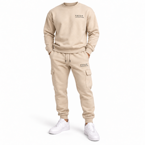 Conjuntos Deportivos Reversibles de Felpa de Algodón con Cuello Redondo para Hombre, al por Mayor, Diseño Moderno, Ropa Deportiva para Invierno - Product Image 3