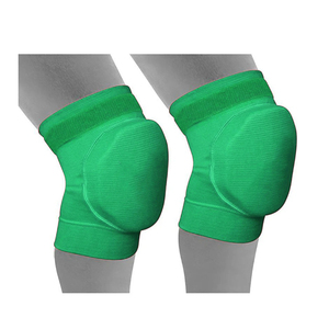 Genouillères épaisses en éponge verte personnalisées, élastiques, anti-collision, pour le soutien des genoux lors de sports comme le volley-ball, le basketball et la danse, pour une sécurité accrue. - Product Image 2