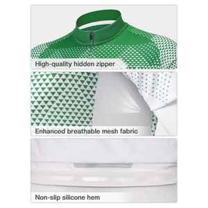 Conjuntos de Jersey de Ciclismo para Adultos Más Vendidos, Duraderos, de Poliéster, Resistentes al Viento, Transpirables, Ecológicos, de Color Sólido y Cómodos - Product Image 2