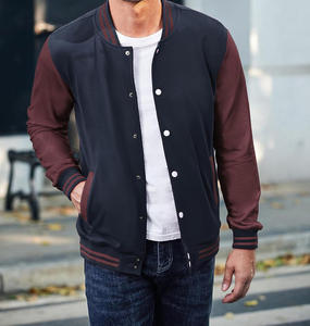 Blouson universitaire classique en laine 100% pour homme et femme, avec logo brodé personnalisé, idéal pour l'école, l'équipe ou la vente en gros. - Product Image 5