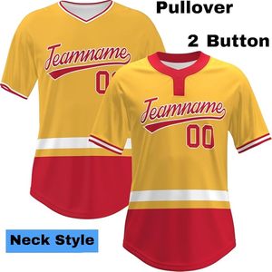 Maillot de baseball personnalisé, chemises hip-hop brodées/imprimées, uniforme sportif pour hommes/femmes/jeunes/enfants d'âge préscolaire - Product Image 3