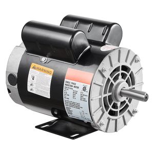 Motore Elettrico Monofase AC 3HP 230V 15.5 Ampere Telaio 56 Velocità 3450 RPM Albero con Scanalatura da 5/8 Pollici Lunghezza 1.88 Pollici Rotazione CW/CCW - Product Image 1