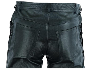 New Stylish Unisex Motorbike Leather Pants Windproof Winter Comfortable Design Touring Outdoor Wear Ankle Length - Product Image 5