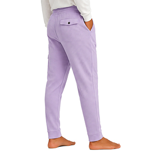 Wholesale Custom <b>Mens</b> Waffle Knit <b>Trousers</b> Slim Fit Textured Casual Jogger Pants Elastic <b>Drawstring</b> Waist Sports Bottom <b>Men</b> pant - Product Image 4