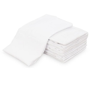 Paños de cocina de algodón de grado comercial, tipo saco de harina, 28x28 pulgadas, blancos, absorbentes, para hotel, catering, bar, limpieza de vasos. - Product Image 2