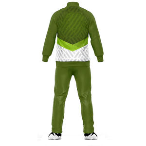 Conjunto Deportivo Sublimado para Hombre, Diseño Moderno, Manga Larga con Cierre, Estilo Deportivo, Transpirable, Dos Piezas, Unisex - Product Image 4
