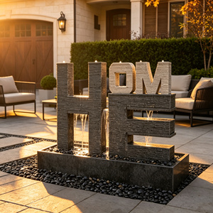 <span class=keywords><strong>Fontaine</strong></span> d'eau moderne <span class=keywords><strong>en</strong></span> granit Magic Stone <span class=keywords><strong>pour</strong></span> jardin extérieur – Design écologique et durable <span class=keywords><strong>pour</strong></span> aménagement paysager et <span class=keywords><strong>bassin</strong></span> – Vente <span class=keywords><strong>en</strong></span> gros - Product Image 2
