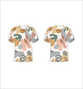 เสื้อยืดผู้ชายลายจุด แขนสั้น คอกลม ระบายอากาศได้ดี ทรงปกติ สวมใส่สบาย พิมพ์ลายด้วยเทคนิค Sublimation Transfer Print - Product Image 2