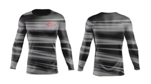OEM Custom Breathable Eco-Friendly Anti-Bacterial Quick Dry Anti-UV Full Sleeve Rash Guard <b>Men</b> Spandex UPF50 Yoga <b>Compression</b> - Product Image 6