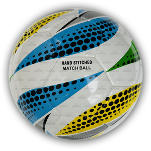 ลูกฟุตบอลกลางแจ้งทำด้วยมือคุณภาพสูงลูกฟุตบอลระบายอากาศได้ใส่สบายวัสดุ PU ประเภทต่างๆทำจากในปากีสถาน - Product Image 5