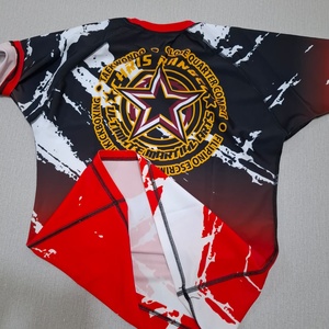 Maillot de compression à manches courtes pour MMA BJJ, Rash Guard de grappling, vêtement d'entraînement de combat, personnalisé par sublimation, Rash Guards MMA NOGI BJJ - Product Image 6