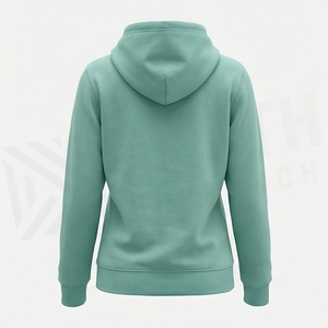 Robe sweat-shirt à capuche oversize rouge avec poche avant, vêtement décontracté pour femme, imprimé hiver, matière polaire écologique - Product Image 3