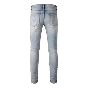 Jeans para Hombre al por Mayor, Jeans Estampados, Estilo Urbano, Pantalones Ajustados, Vaqueros Casuales de Mezclilla para Hombre - Product Image 4